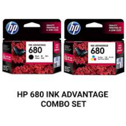 HP Genuine 680 Ink Adventage Cartridge Black and Color